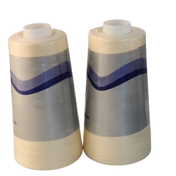 Cream Beige SureLock Serger Thread Spools 100% Polyester 3000 Yards - Picture 2 of 9